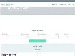 Sites similar to hotelsofquebec.com