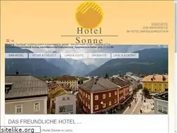 Sites similar to hotelsonnelienz.at