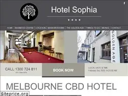 Sites similar to hotelsophia.com.au