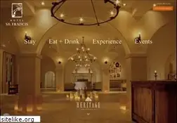 Sites similar to hotelstfrancis.com