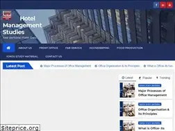 Sites similar to hotelstudies.in