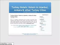 Sites similar to hotelsturkey.wordpress.com