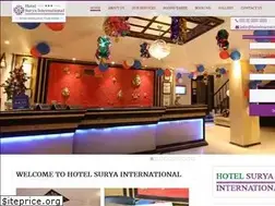 Sites similar to hotelsuryainternational.com