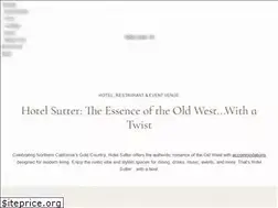 Sites similar to hotelsutter.com