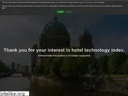 Sites similar to hoteltechnologyindex.com