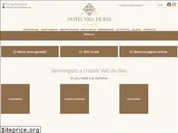 Sites similar to hotelvalldebas.cat