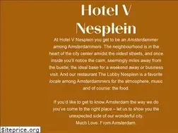 Sites similar to hotelvnesplein.nl