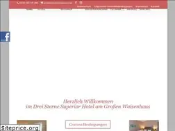 Sites similar to hotelwaisenhaus.de