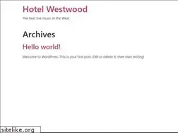 Sites similar to hotelwestwood.com.au