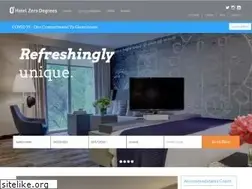 Sites similar to hotelzerodegrees.com