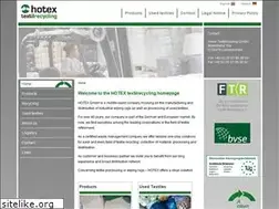 Sites similar to hotex-recycling.de