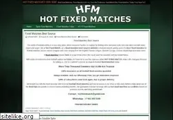 Sites similar to hotfixedmatches.com