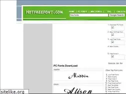 Sites similar to hotfreefont.com