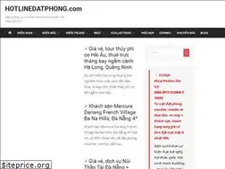Sites similar to hotlinedatphong.com