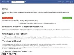 Sites similar to hotmailwiki.com