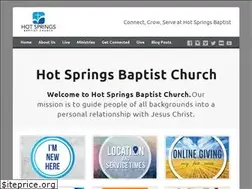 Sites similar to hotspringsbaptist.org