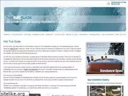 Sites similar to hottubguide.com