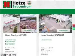 Sites similar to hotze-baucentrum.de