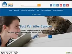 Sites similar to housecalls4pet.com