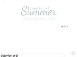 Sites similar to housefullofsummer.com