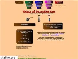 Sites similar to houseofdeception.com