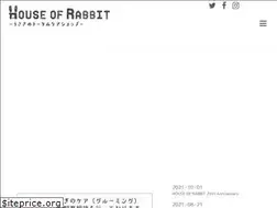 Sites similar to houseofrabbit.jp