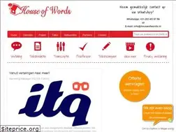 Sites similar to houseofwords.nl