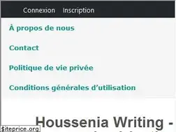 Sites similar to housseniawriting.com