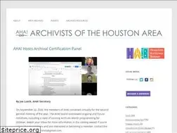 Sites similar to houstonarchivists.org