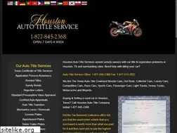Sites similar to houstonautotitle.com