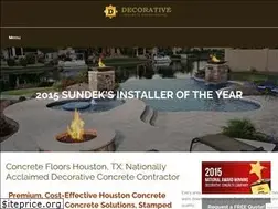 Sites similar to houstondecorativeconcrete.com