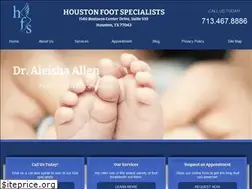 Sites similar to houstonfootspecialists.com