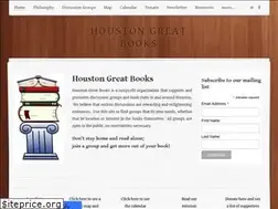 Sites similar to houstongreatbooks.net