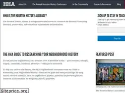 Sites similar to houstonhistoryalliance.org