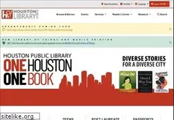 Sites similar to houstonlibrary.org