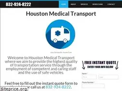 Sites similar to houstonmedicaltransport.com