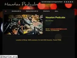 Sites similar to houstonpedicab.com
