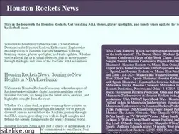 Sites similar to houstonrocketsnews.com