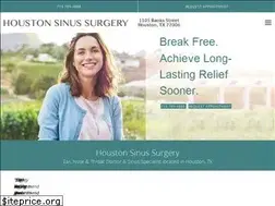 Sites similar to houstonsinussurgery.com