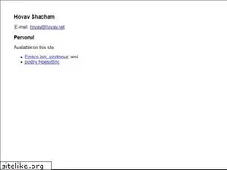 Sites similar to hovav.net