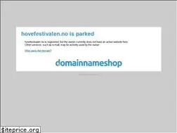 Sites similar to hovefestivalen.no