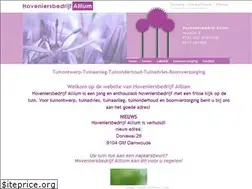 Sites similar to hoveniersbedrijfallium.nl