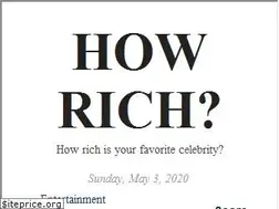 Sites similar to how-rich.com