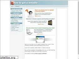 Sites similar to how-to-get-a-website.com