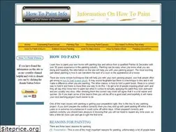 Sites similar to how-to-paint.info