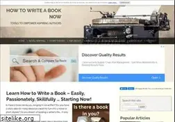 Sites similar to how-to-write-a-book-now.com