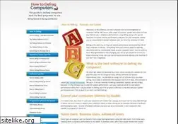 Sites similar to how2defrag.com