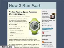 Sites similar to how2runfast.com