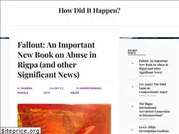 Sites similar to howdidithappen.org