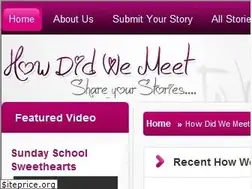 Sites similar to howdidwemeet.com